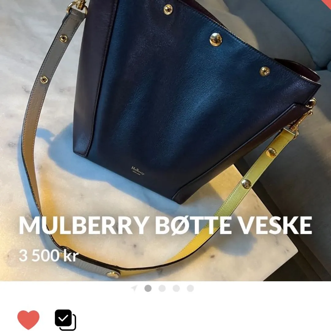 Murberry bøtte veske