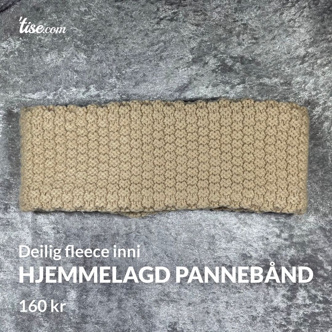 Hjemmelagd pannebånd