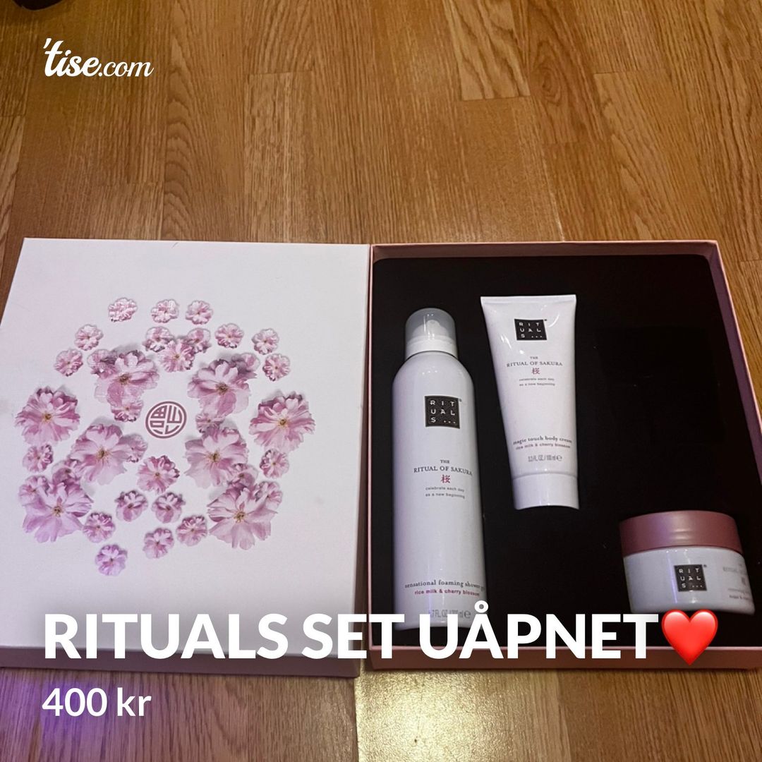 Rituals set uåpnet❤️