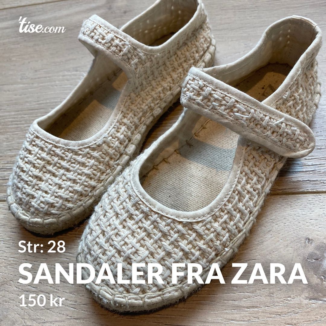 Sandaler fra Zara