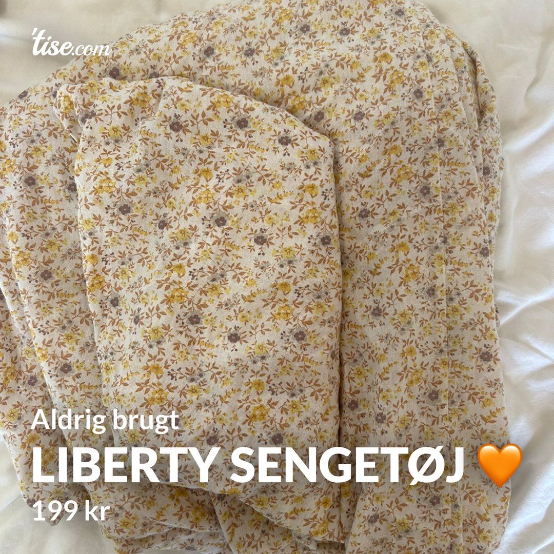 Liberty sengetøj 🧡