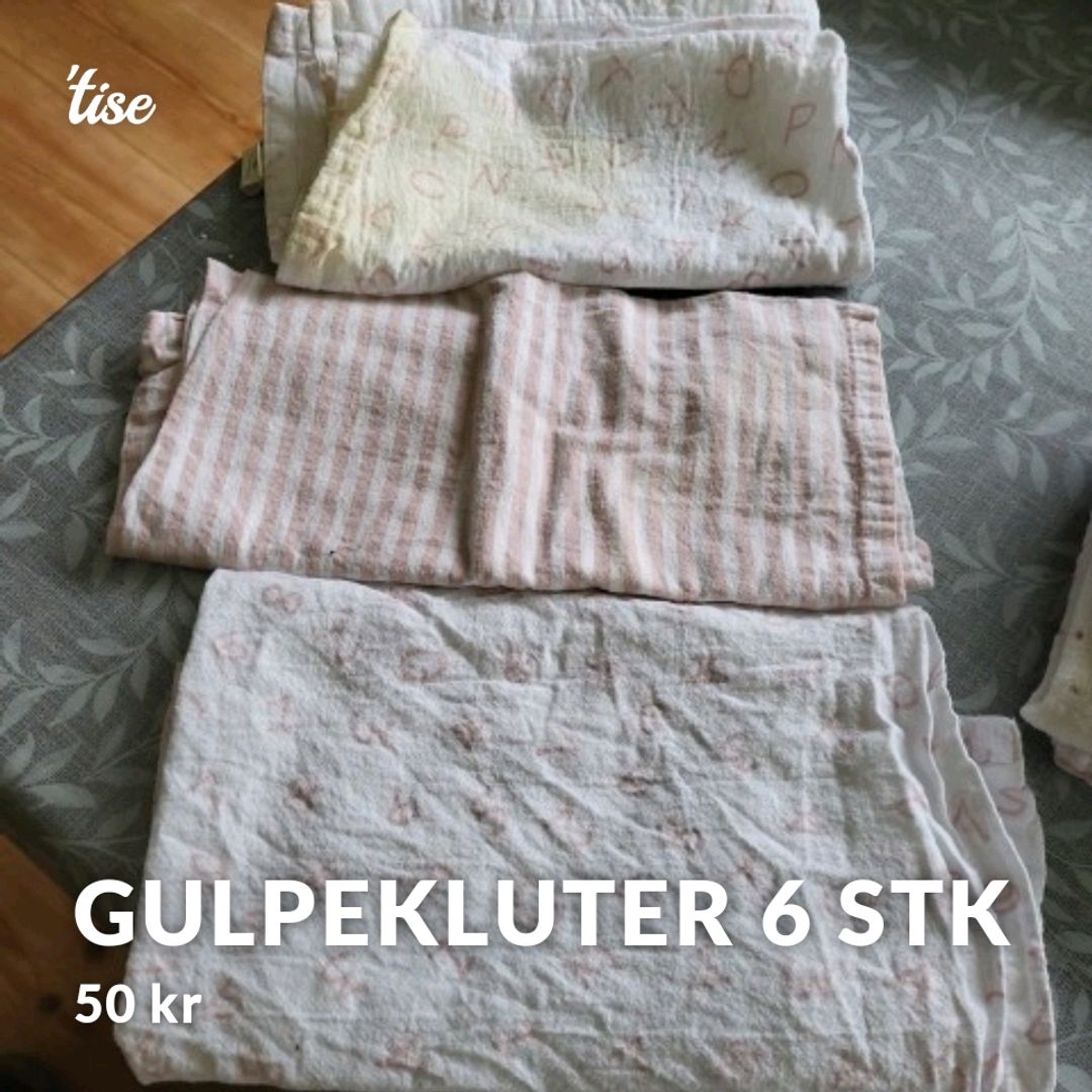 Gulpekluter 6 Stk