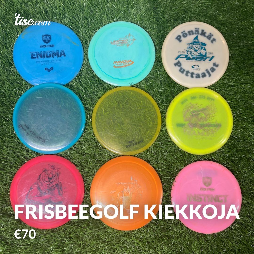 Frisbeegolf kiekkoja