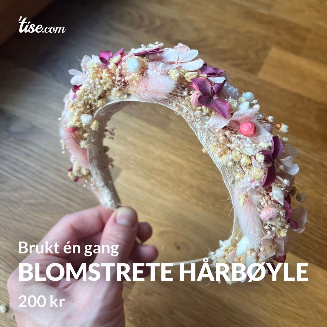 Blomstrete hårbøyle