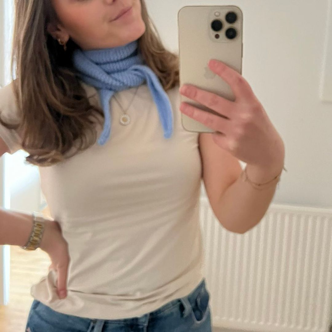 Sophie scarf blå