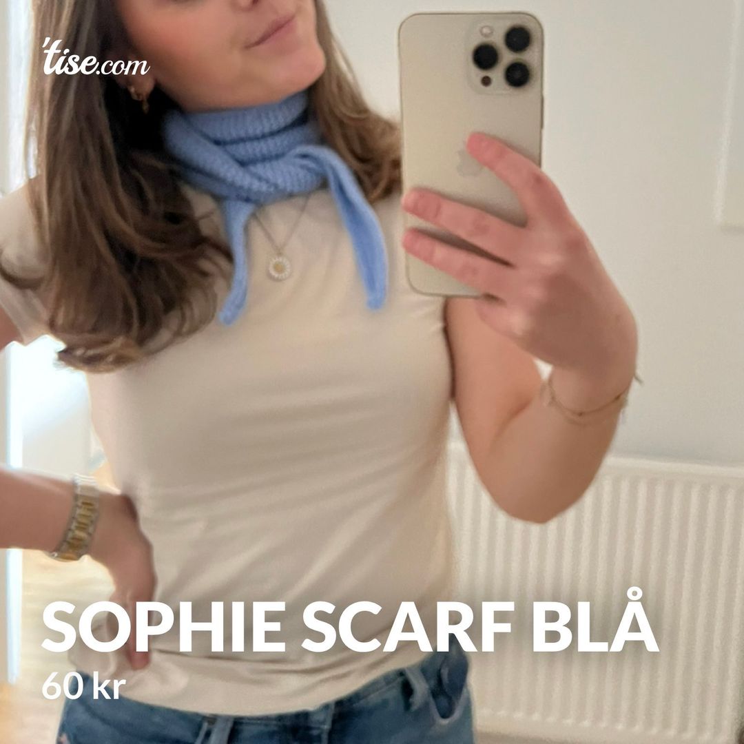 Sophie scarf blå