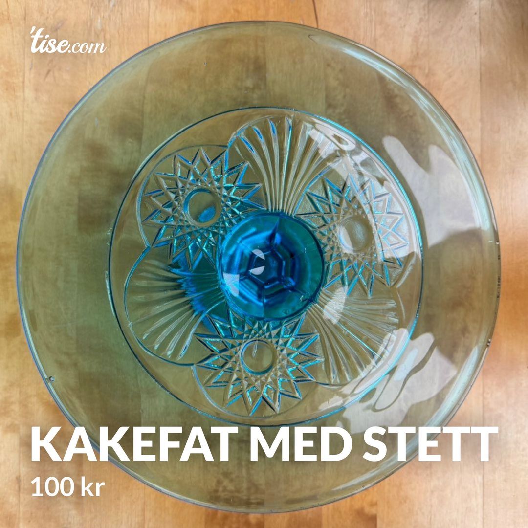 Kakefat med stett