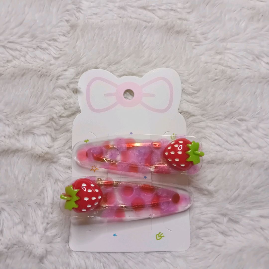 Strawberry Hairclips