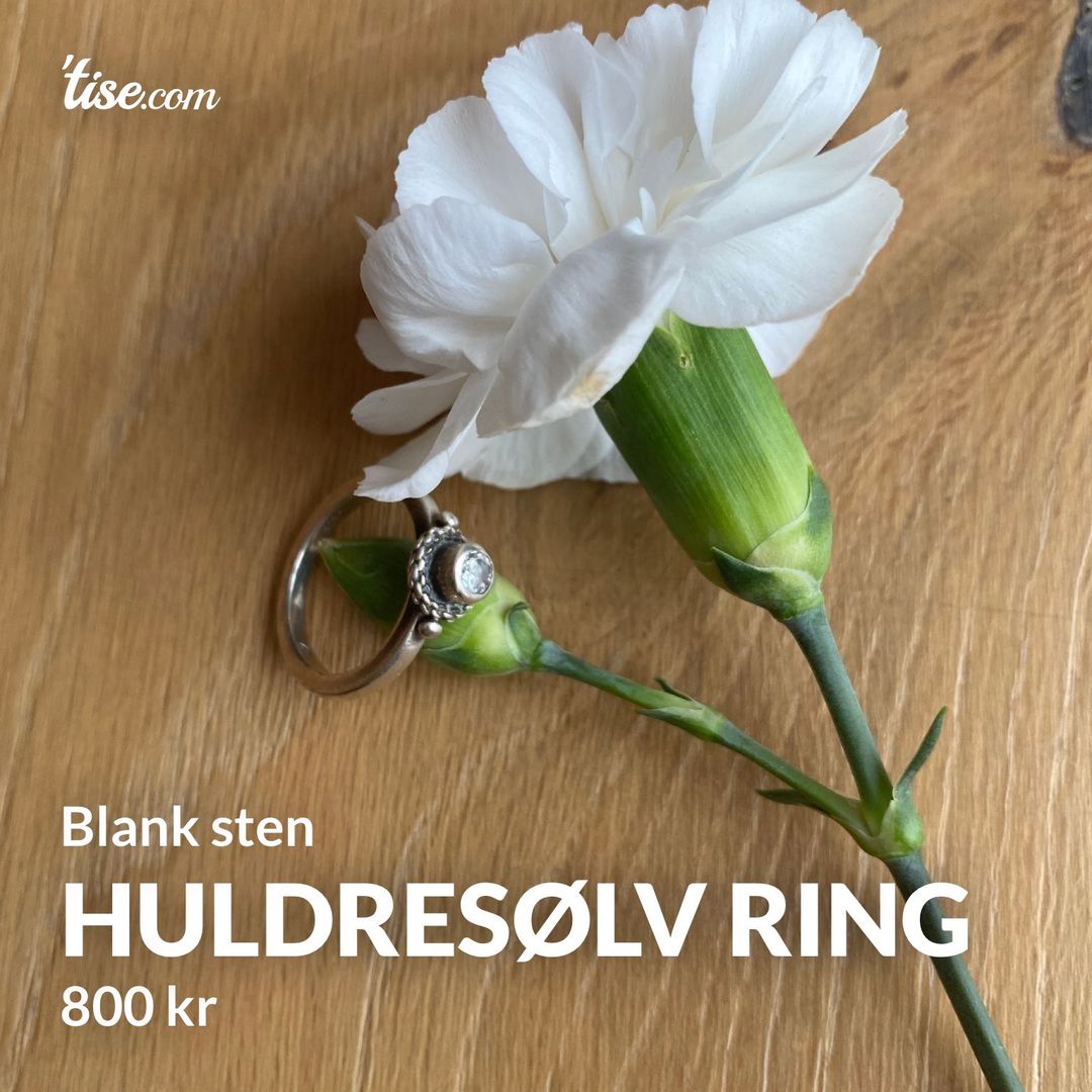 Huldresølv ring