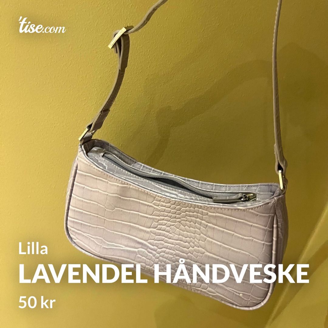 Lavendel håndveske