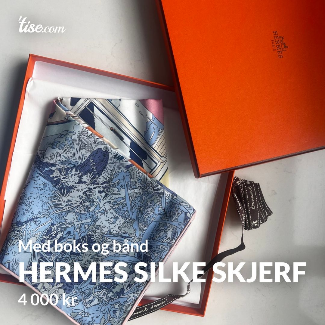 Hermes silke skjerf