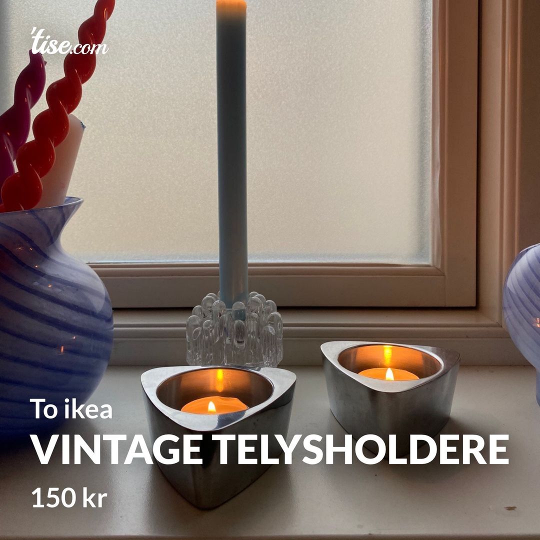 vintage telysholdere