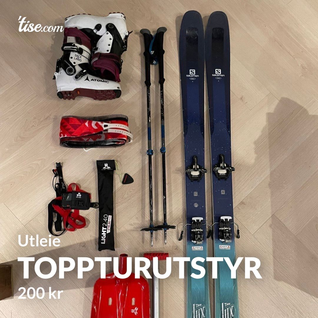 Toppturutstyr