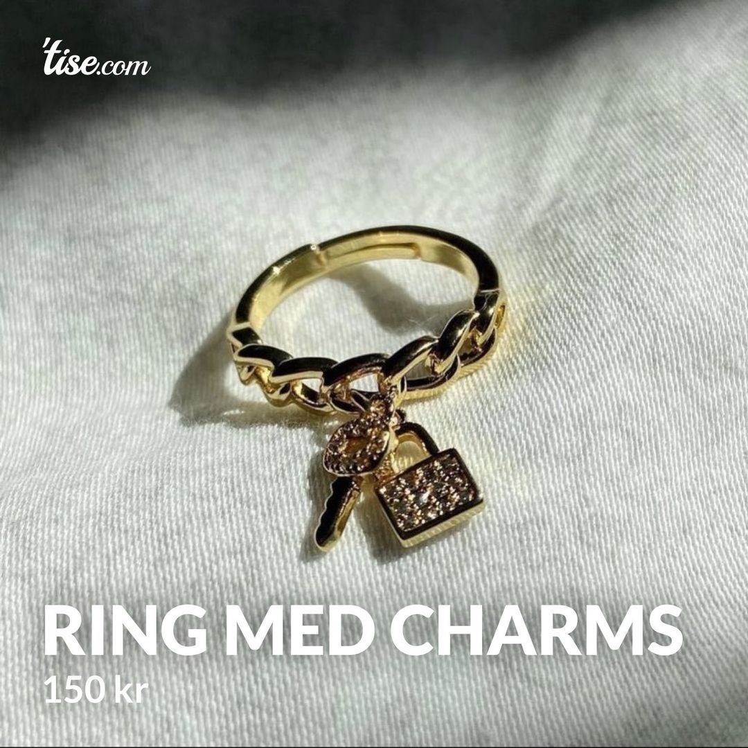 Ring med charms