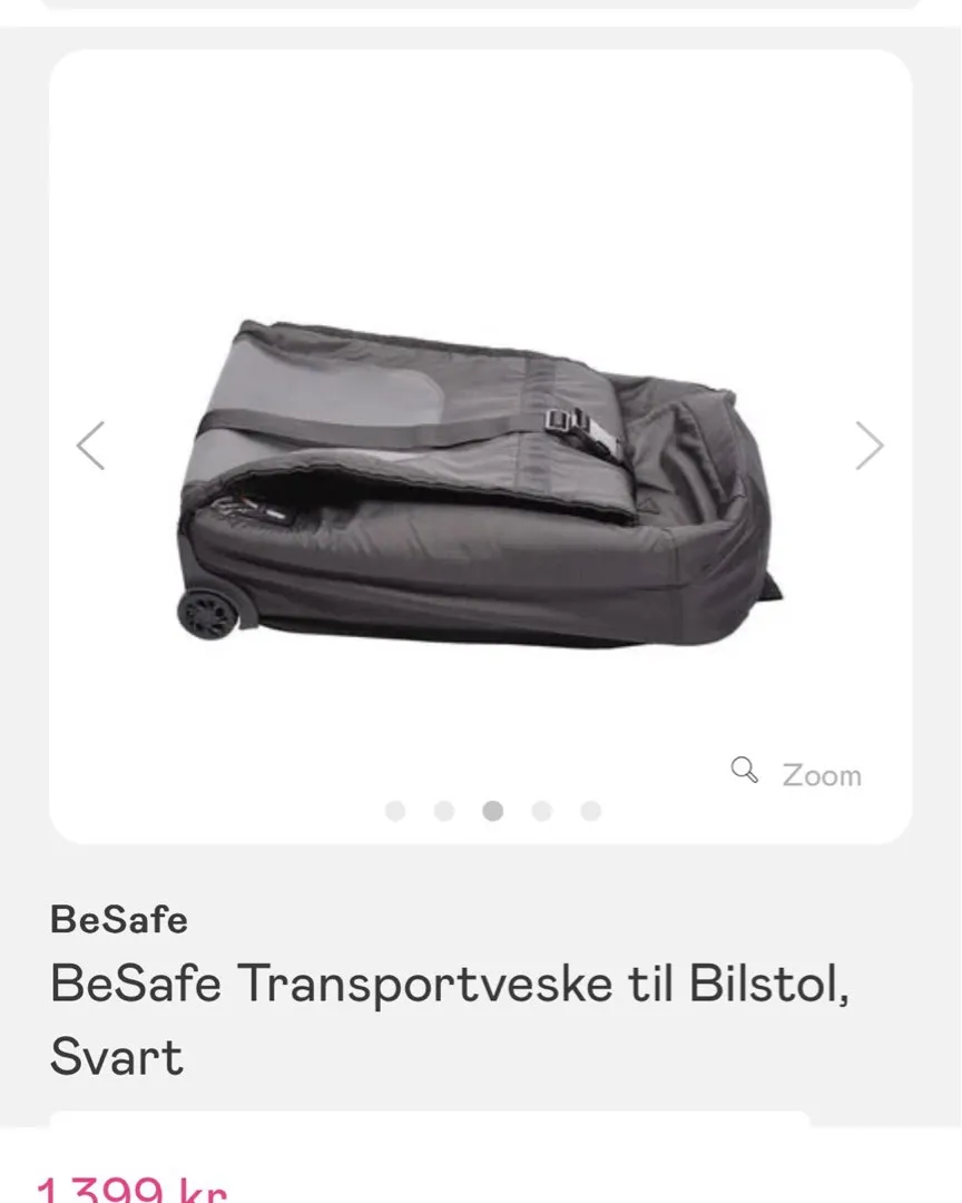 Transportbag bilstol