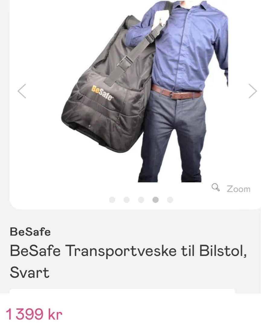 Transportbag bilstol