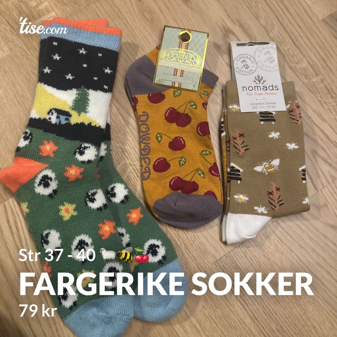 Fargerike sokker