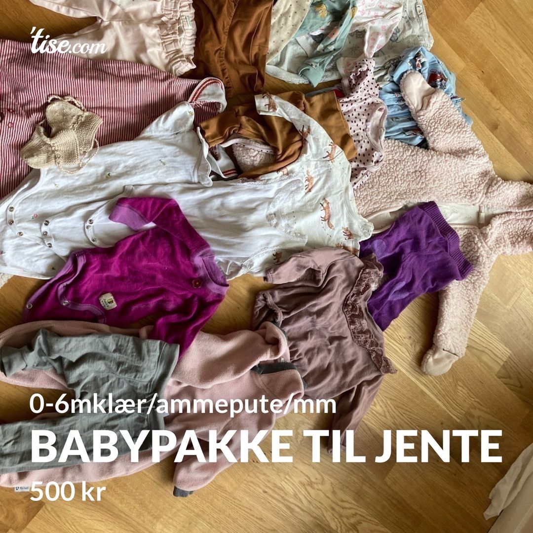 Babypakke til jente