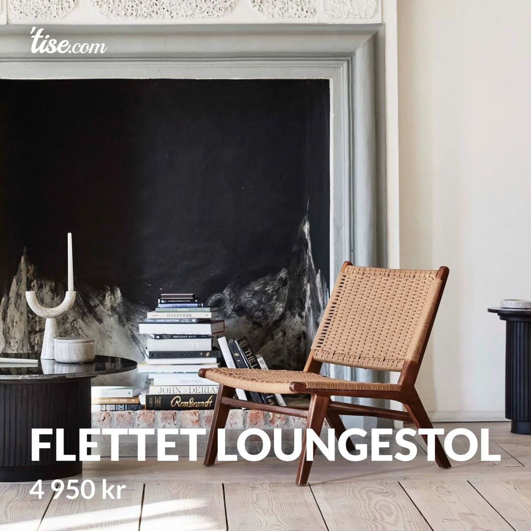 Flettet loungestol