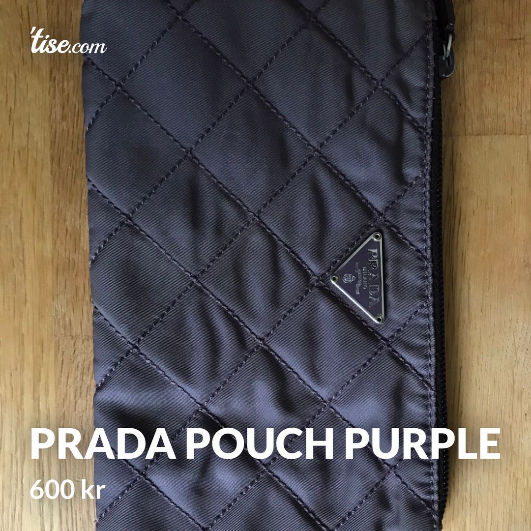 Prada pouch purple