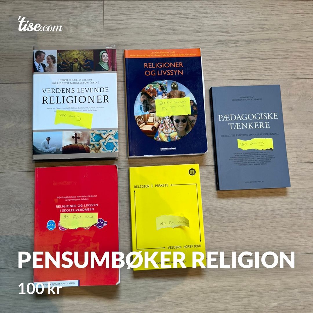 Pensumbøker religion