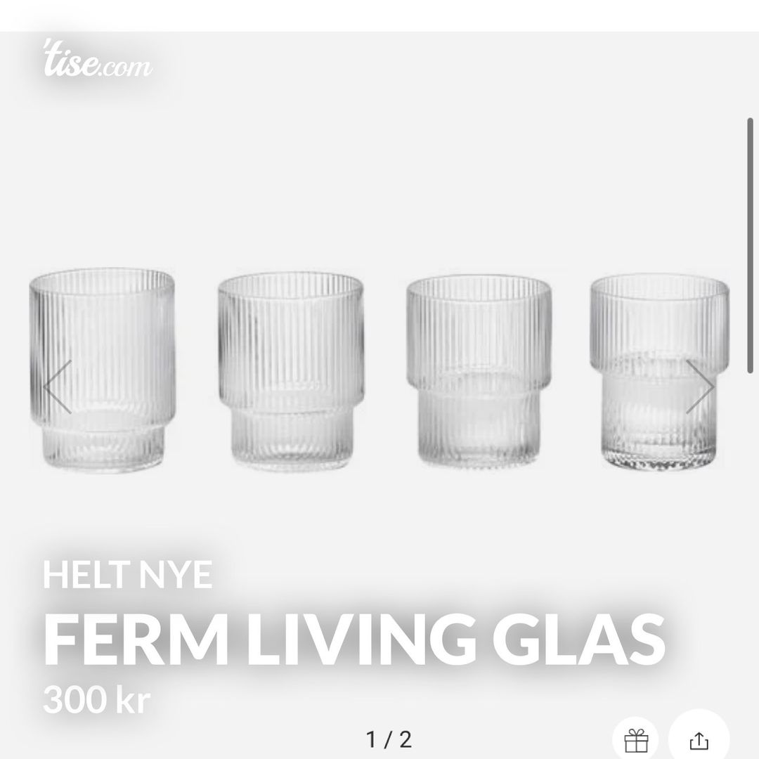 Ferm living glas