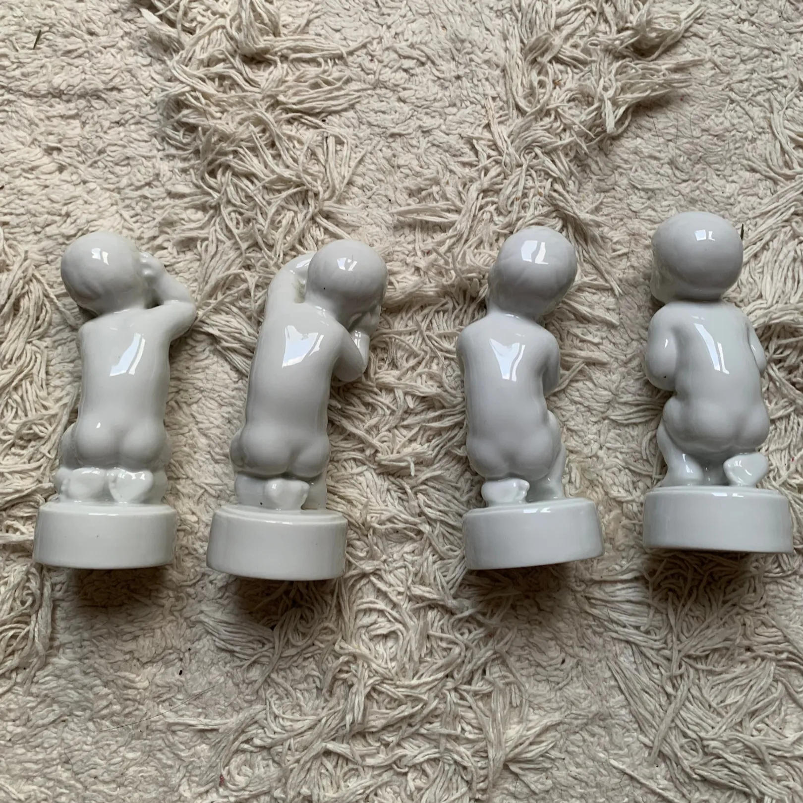 4 vintage figuriner