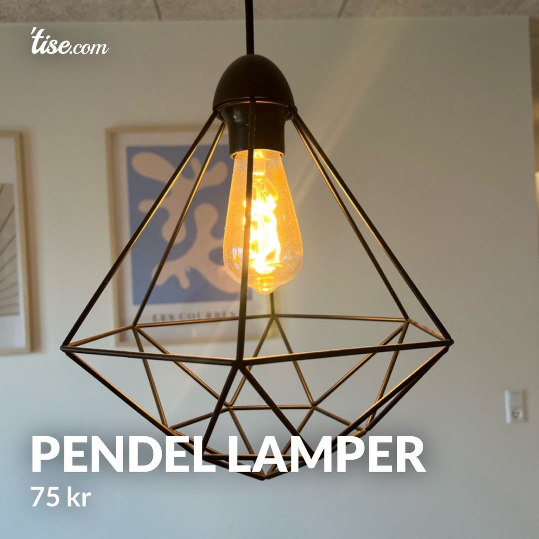 Pendel lamper