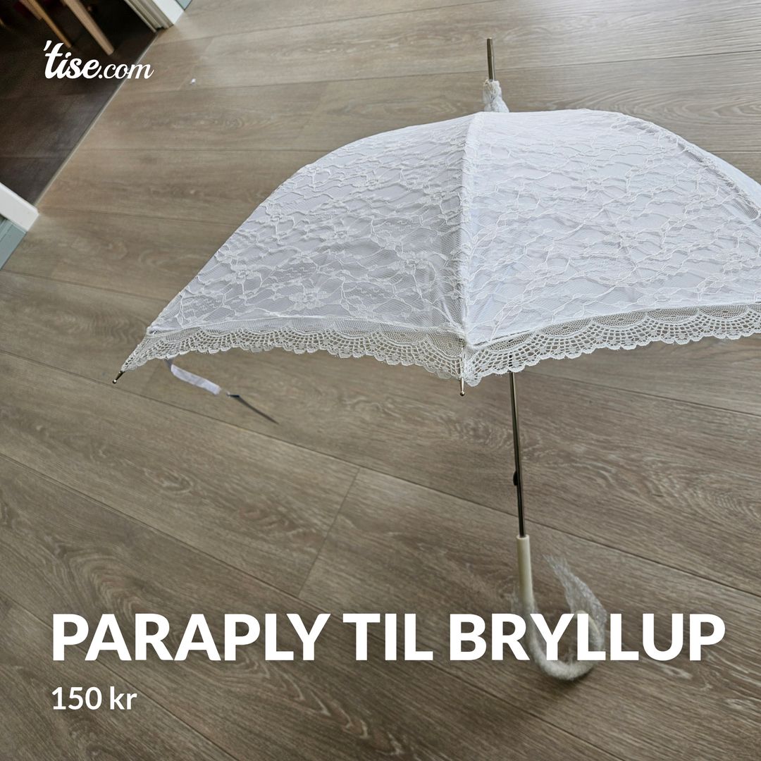 Paraply til bryllup