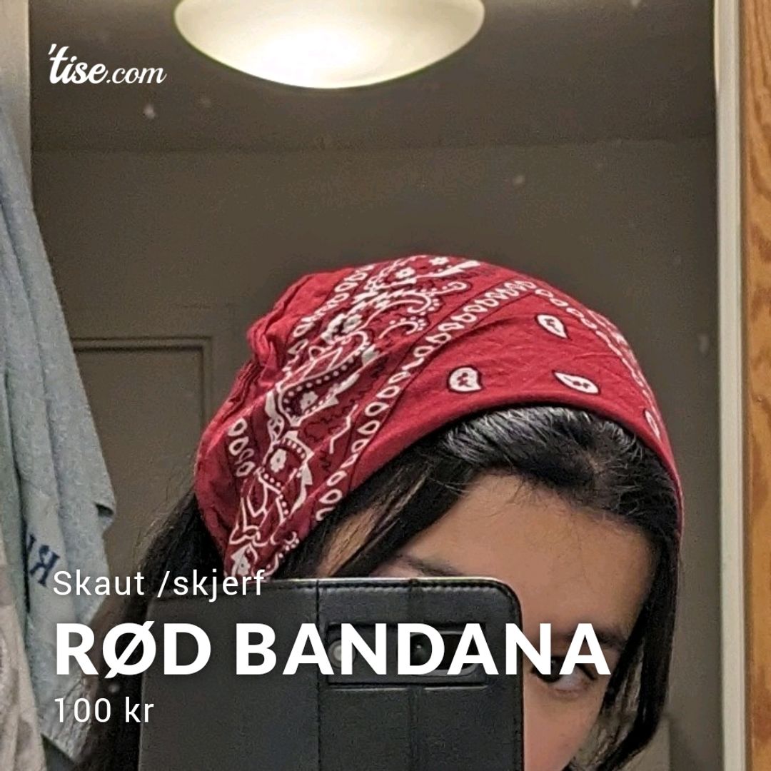 Rød Bandana