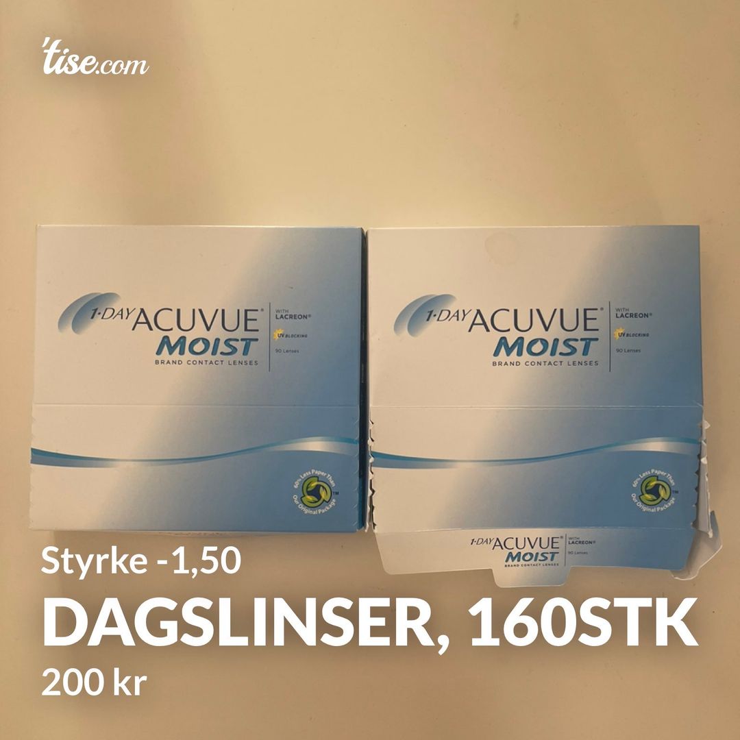 Dagslinser 160stk