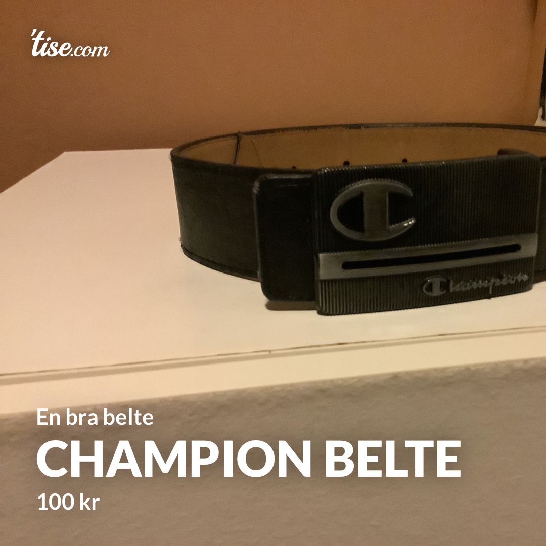 Champion belte