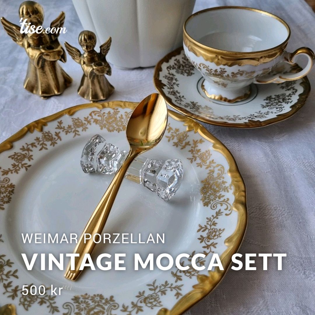 VINTAGE MOCCA SETT