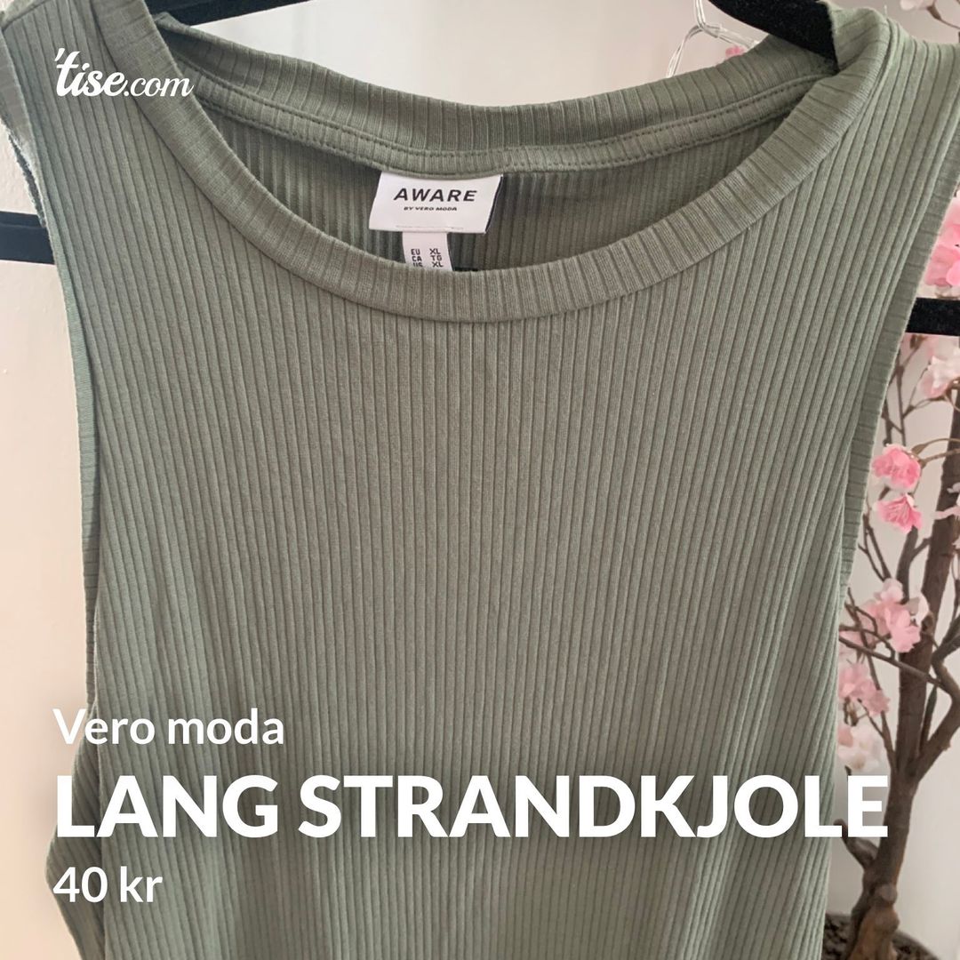 Lang strandkjole