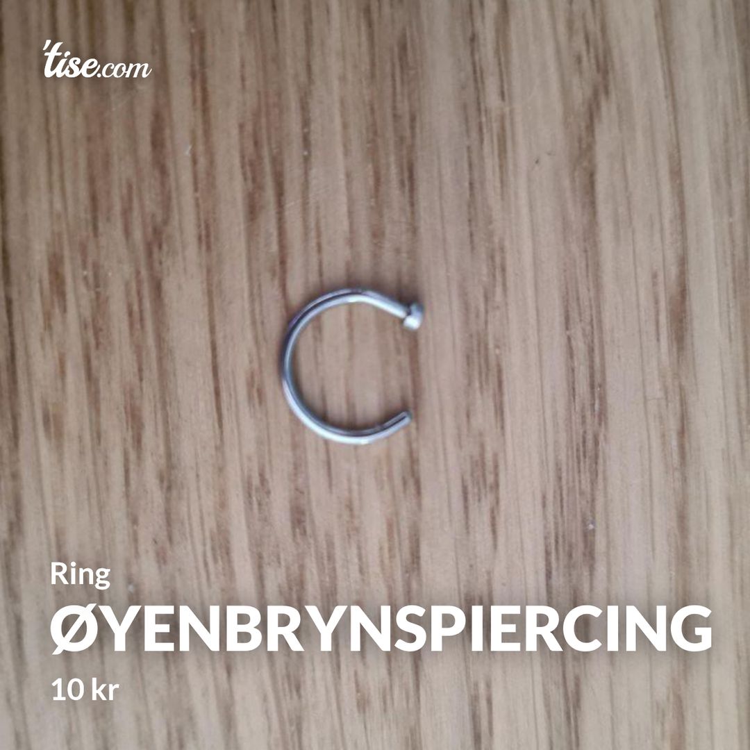 Øyenbrynspiercing