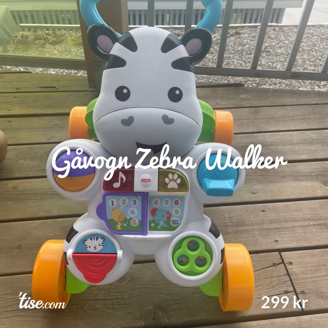 Gåvogn Zebra Walker