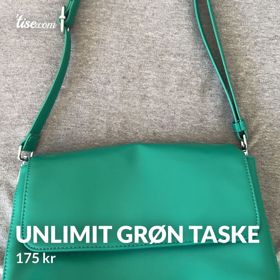 Unlimit grøn taske