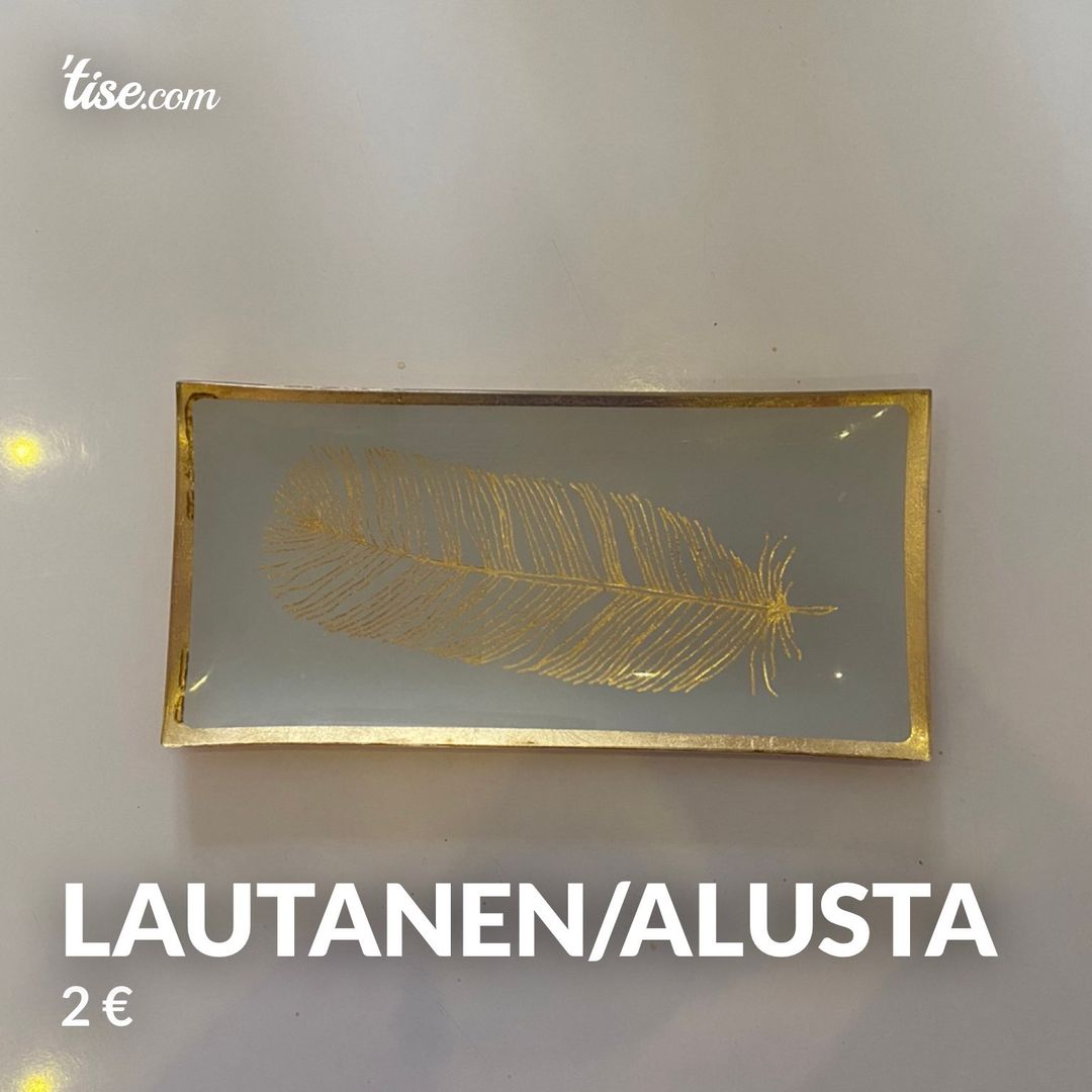 Lautanen/alusta