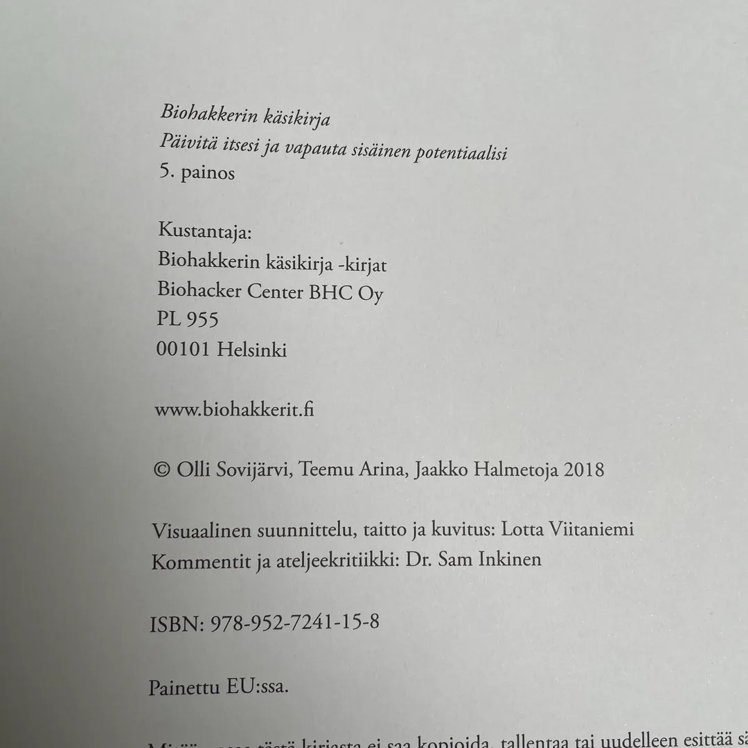 Biohakkeri käsikirja