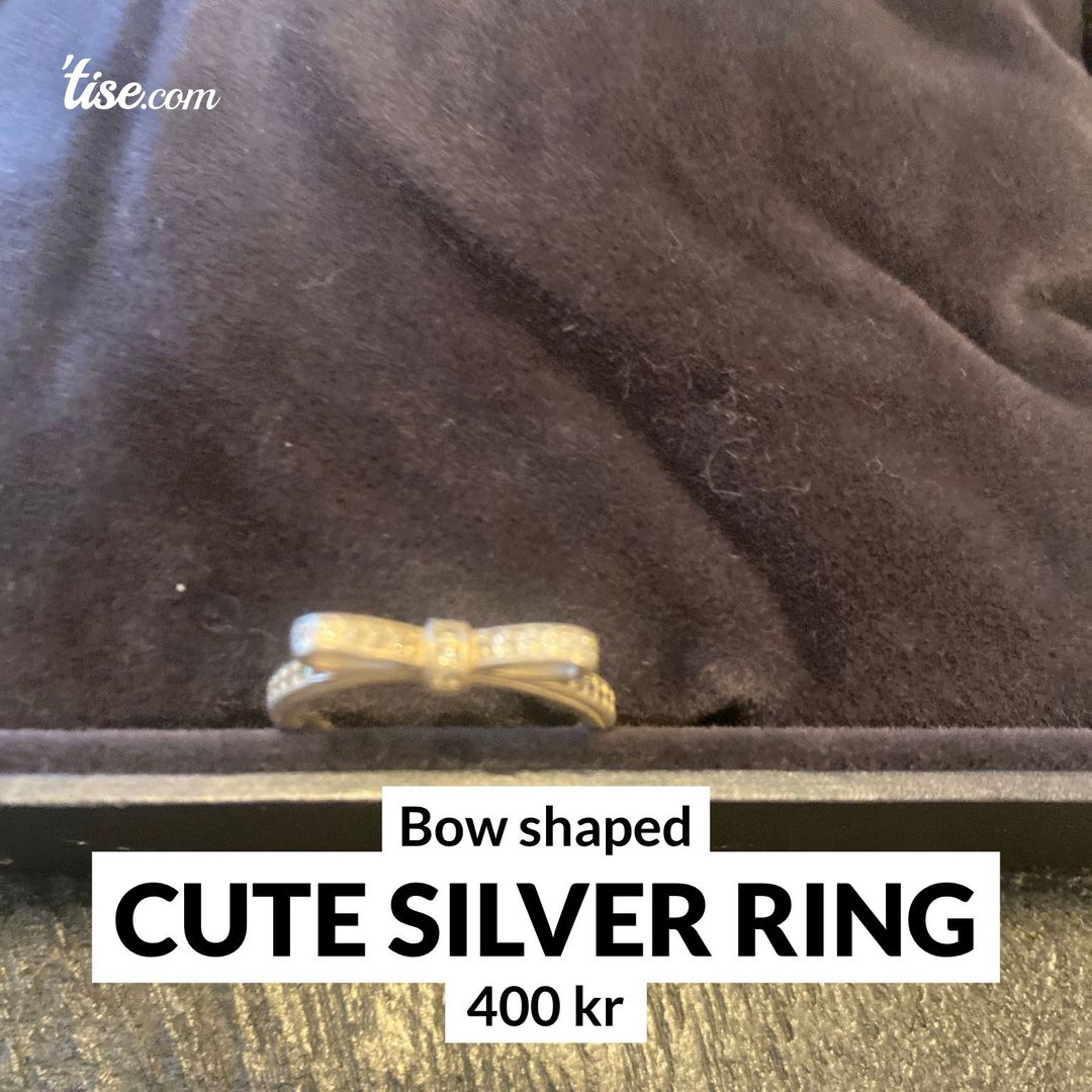 Cute silver ring