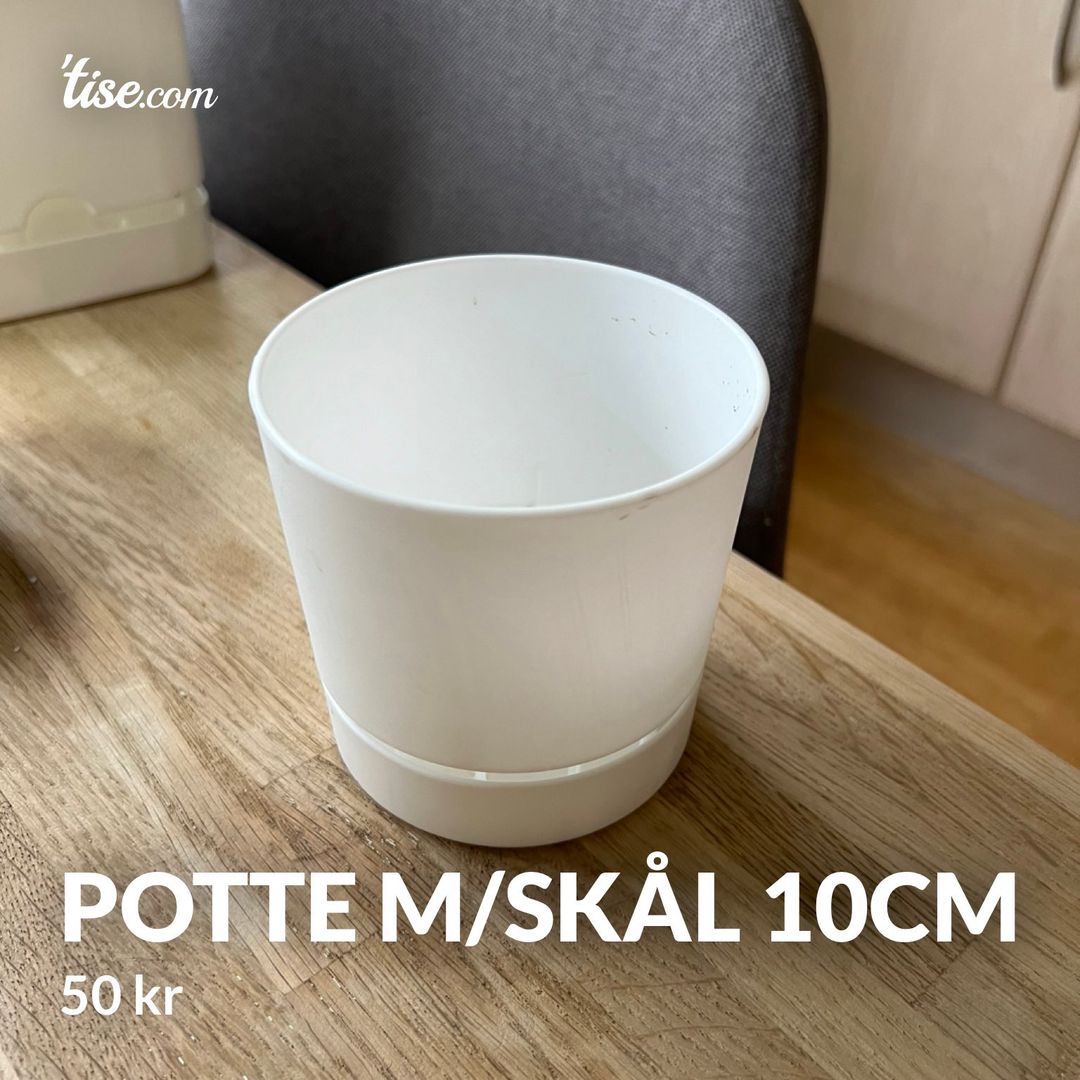 Potte m/skål 10cm