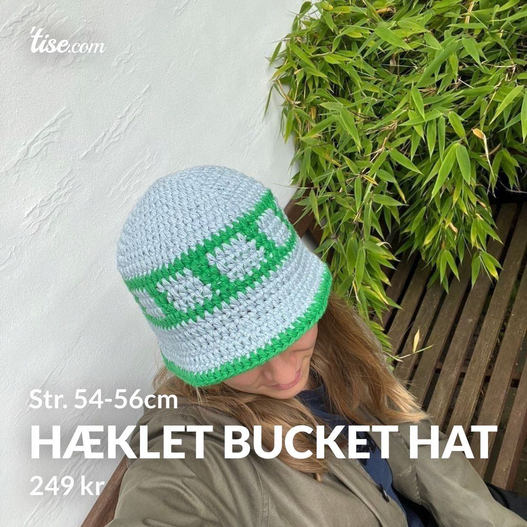 Hæklet bucket hat