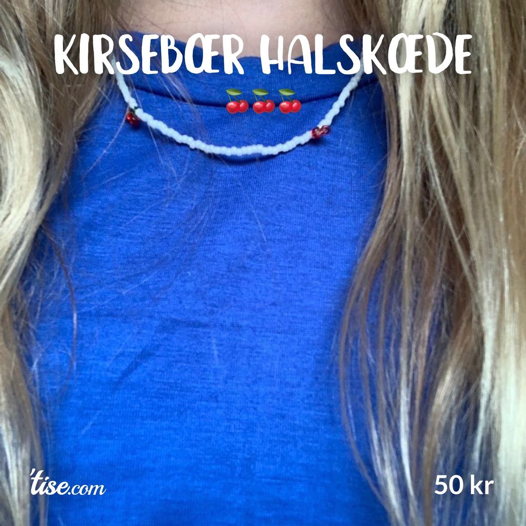 Kirsebær halskæde