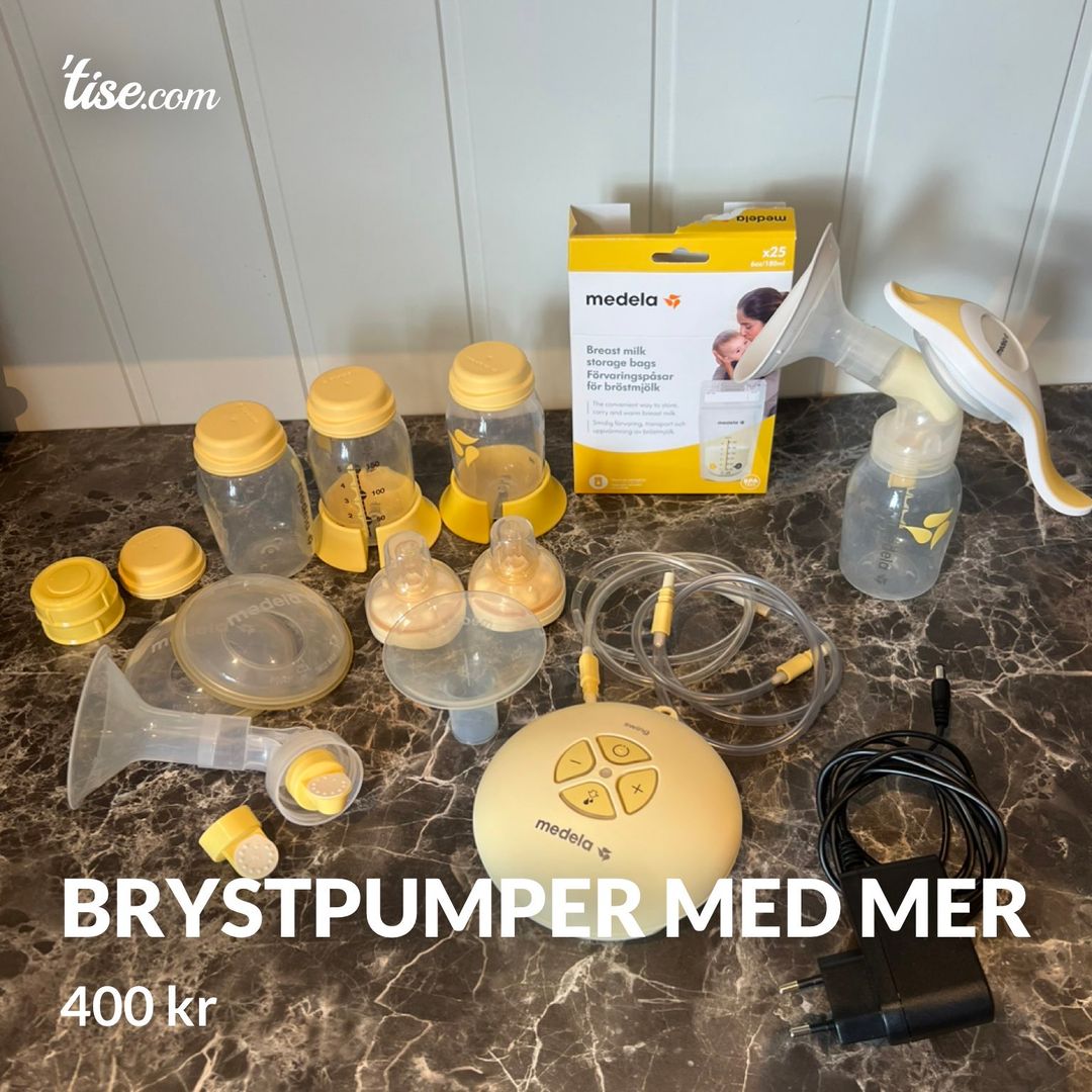 Brystpumper med mer