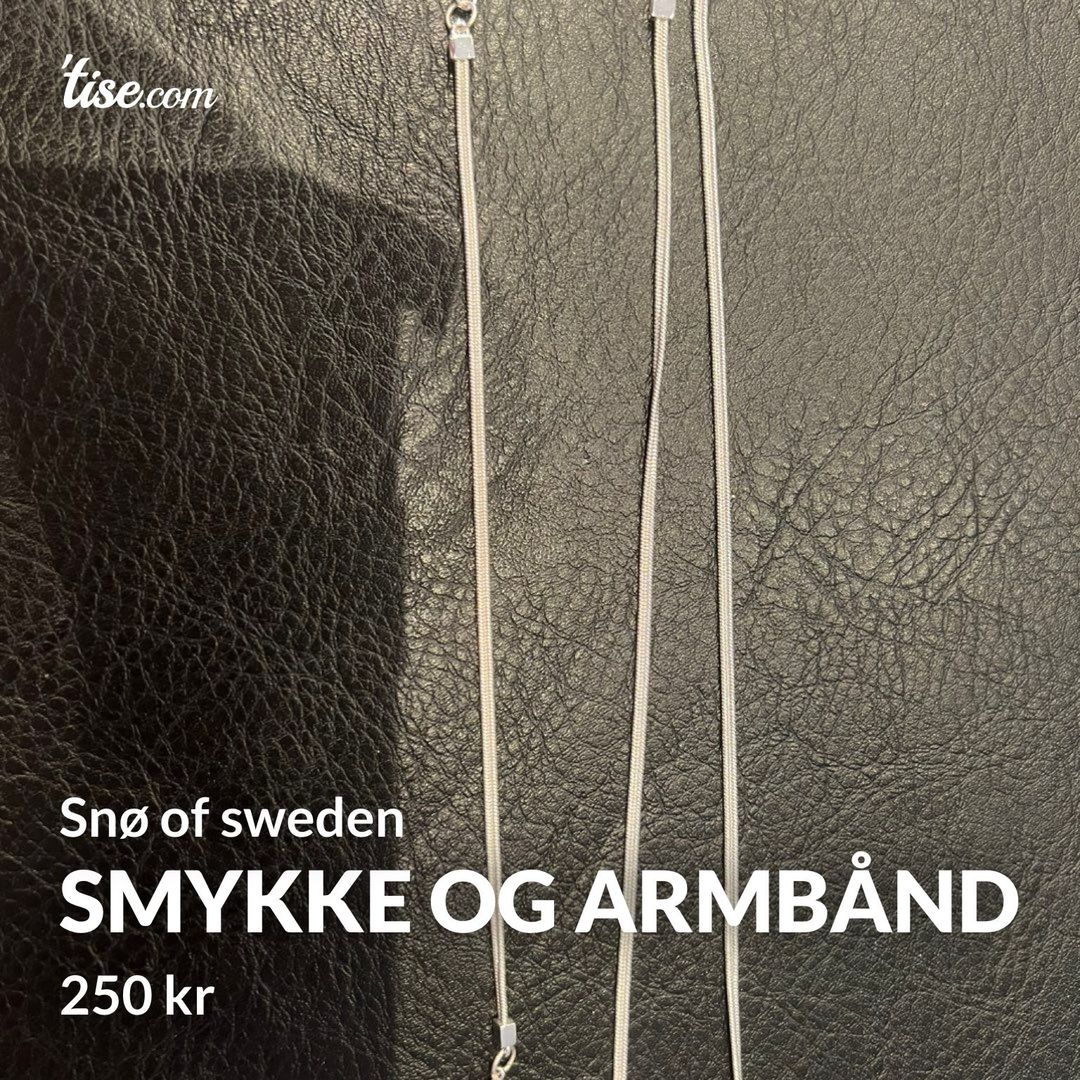 Smykke og armbånd