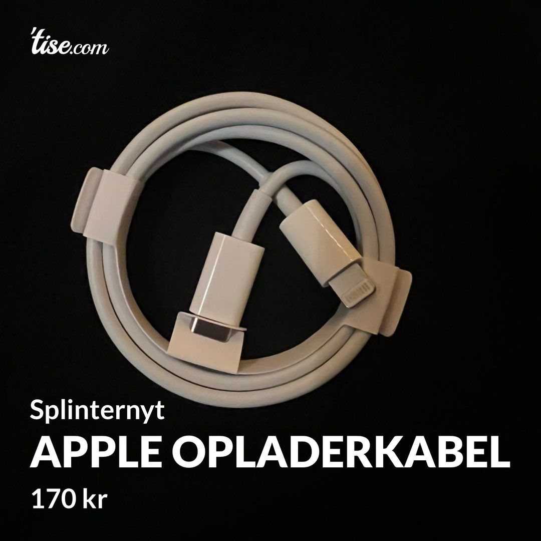 Apple opladerkabel