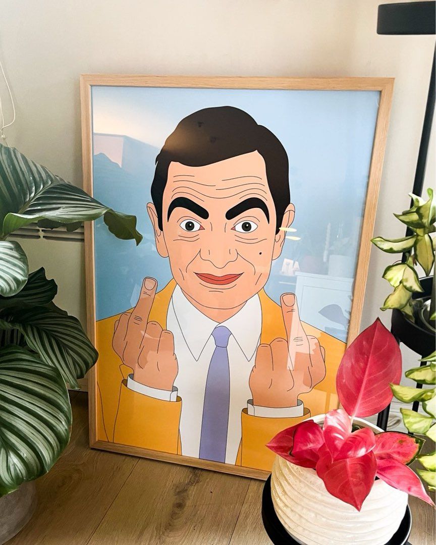 Mr Bean 50x70