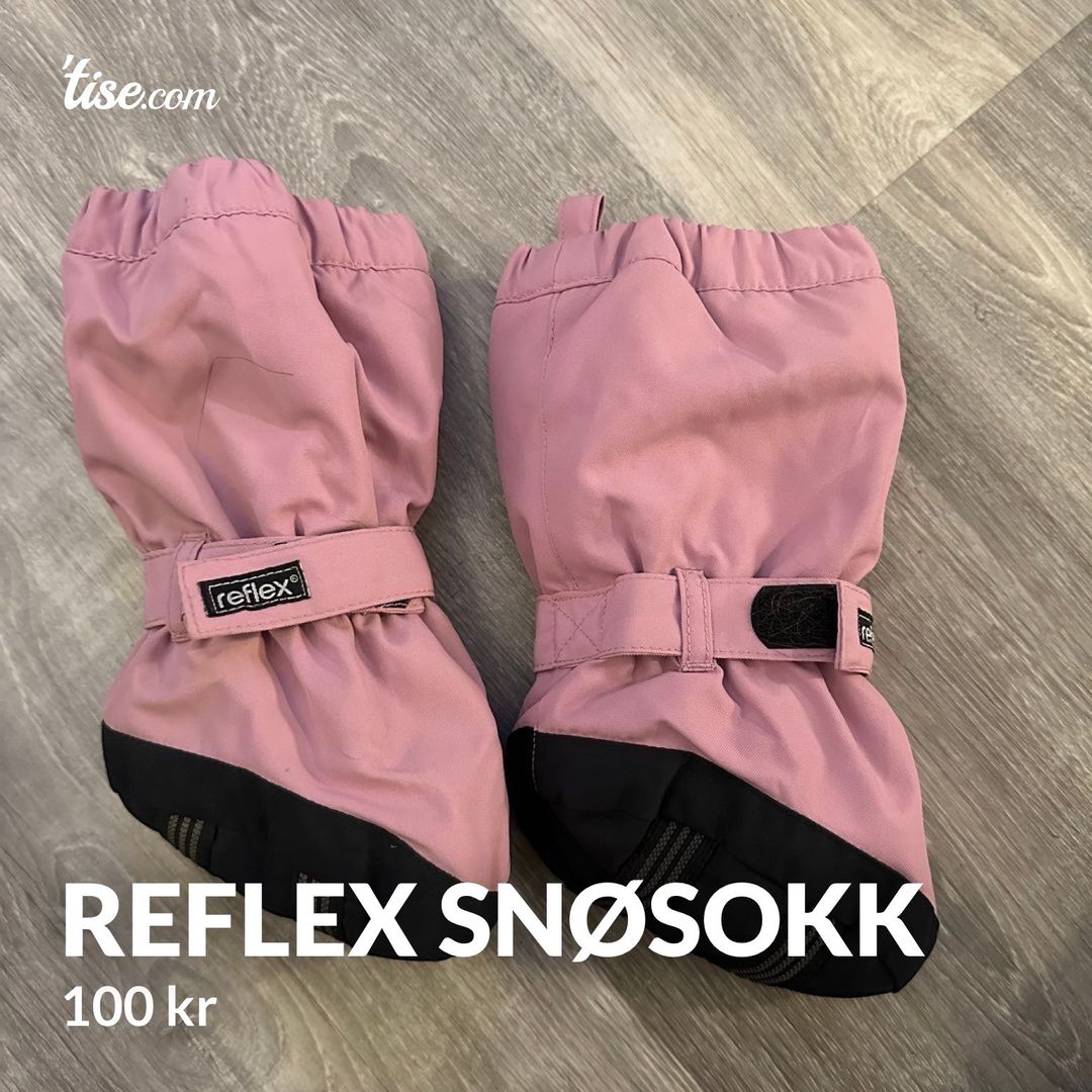 Reflex snøsokk