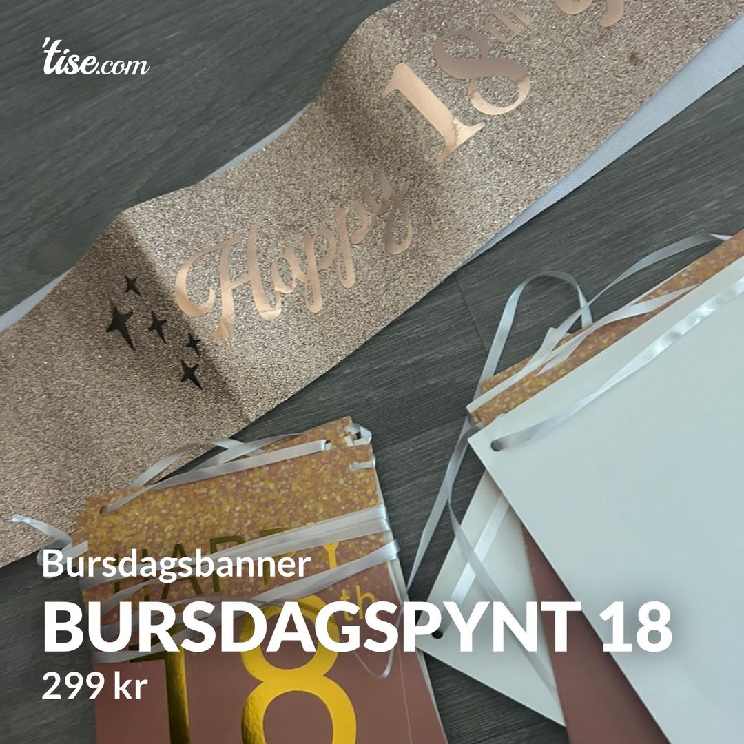 Bursdagspynt 18