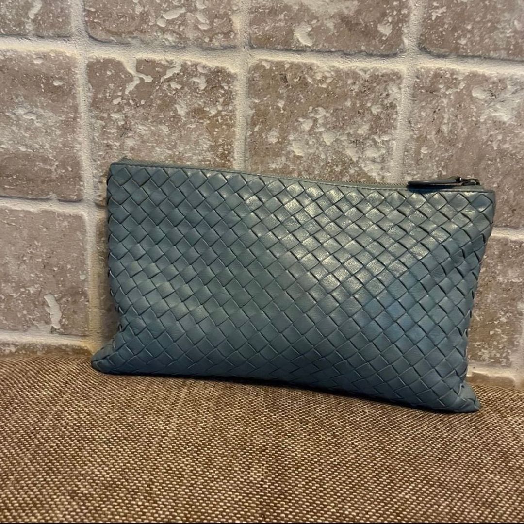 BOTTEGA ZIP CLUTCH